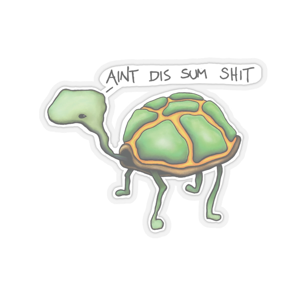 "Dang Turts" Graphic Sticker